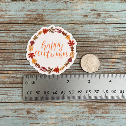 Happy Autumn Vinyl Sticker
