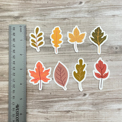 Fall Leaves Vinyl Sticker Set