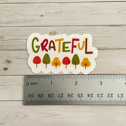 Grateful Vinyl Sticker