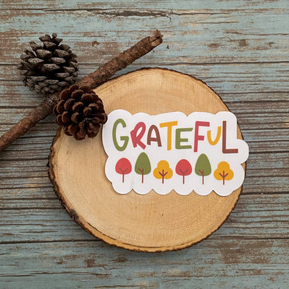 Grateful Vinyl Sticker