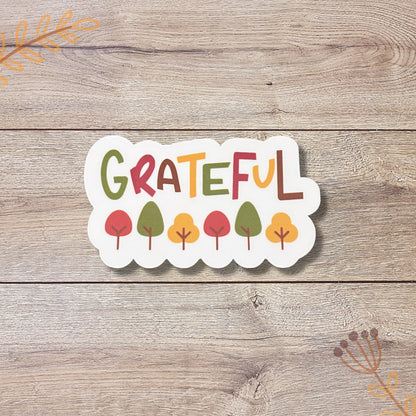 Grateful Vinyl Sticker