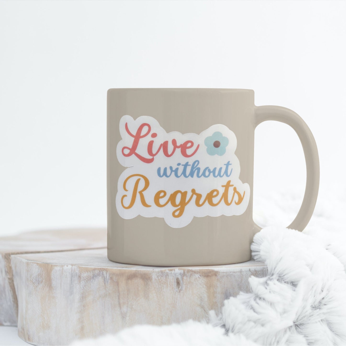 Live Without Regrets Vinyl Sticker