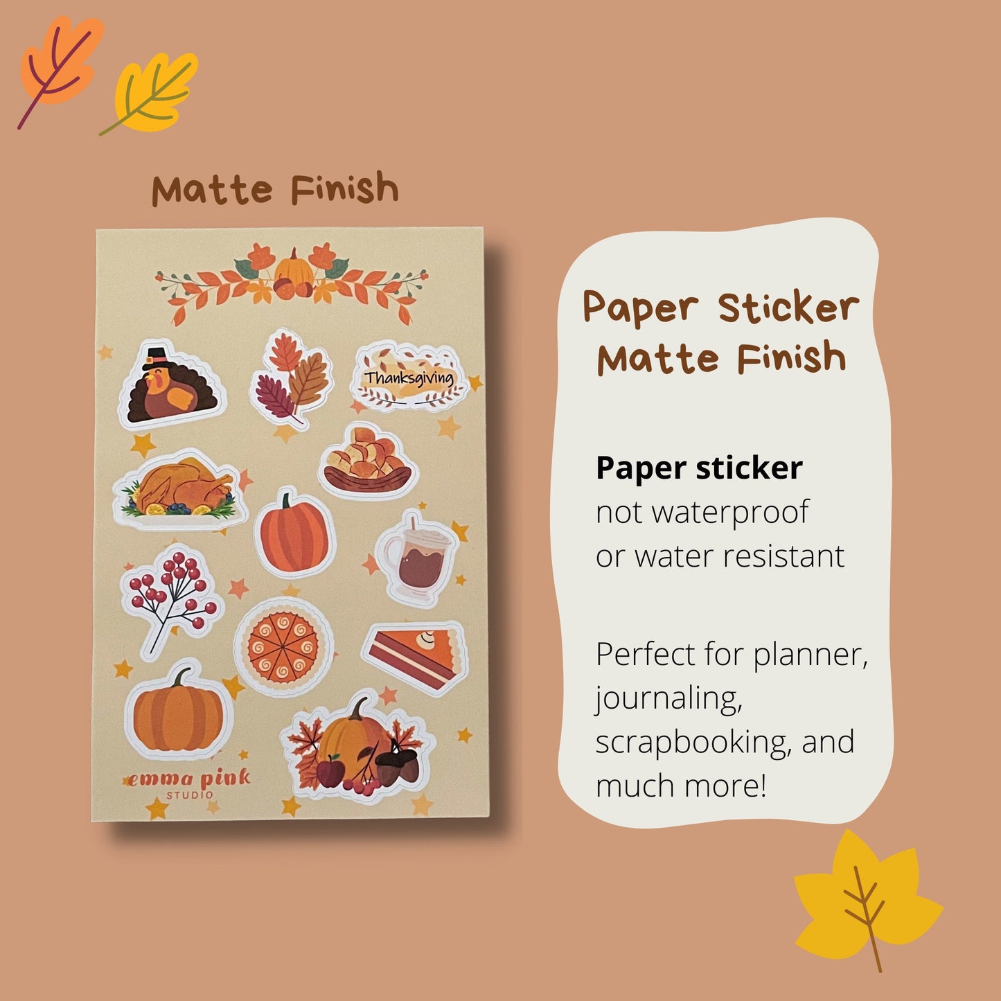 Thanksgiving Sticker Sheet