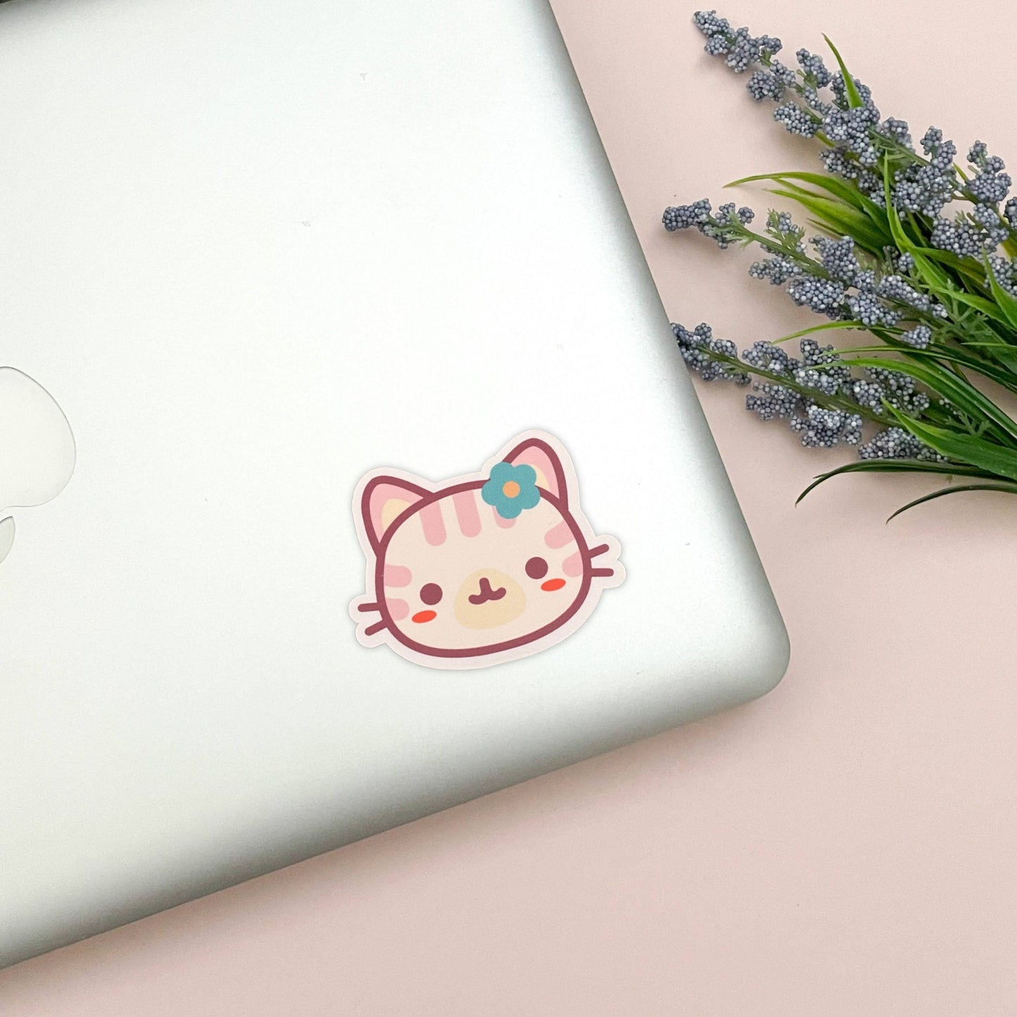 Tabby Cat Vinyl Sticker