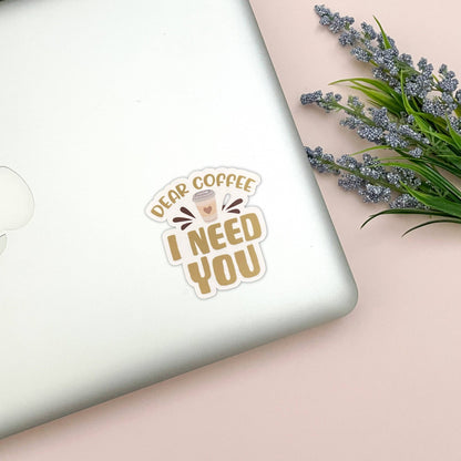 Coffee Vinyl Sticker