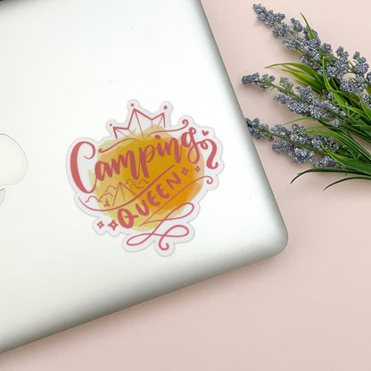 Camping Queen Vinyl Sticker