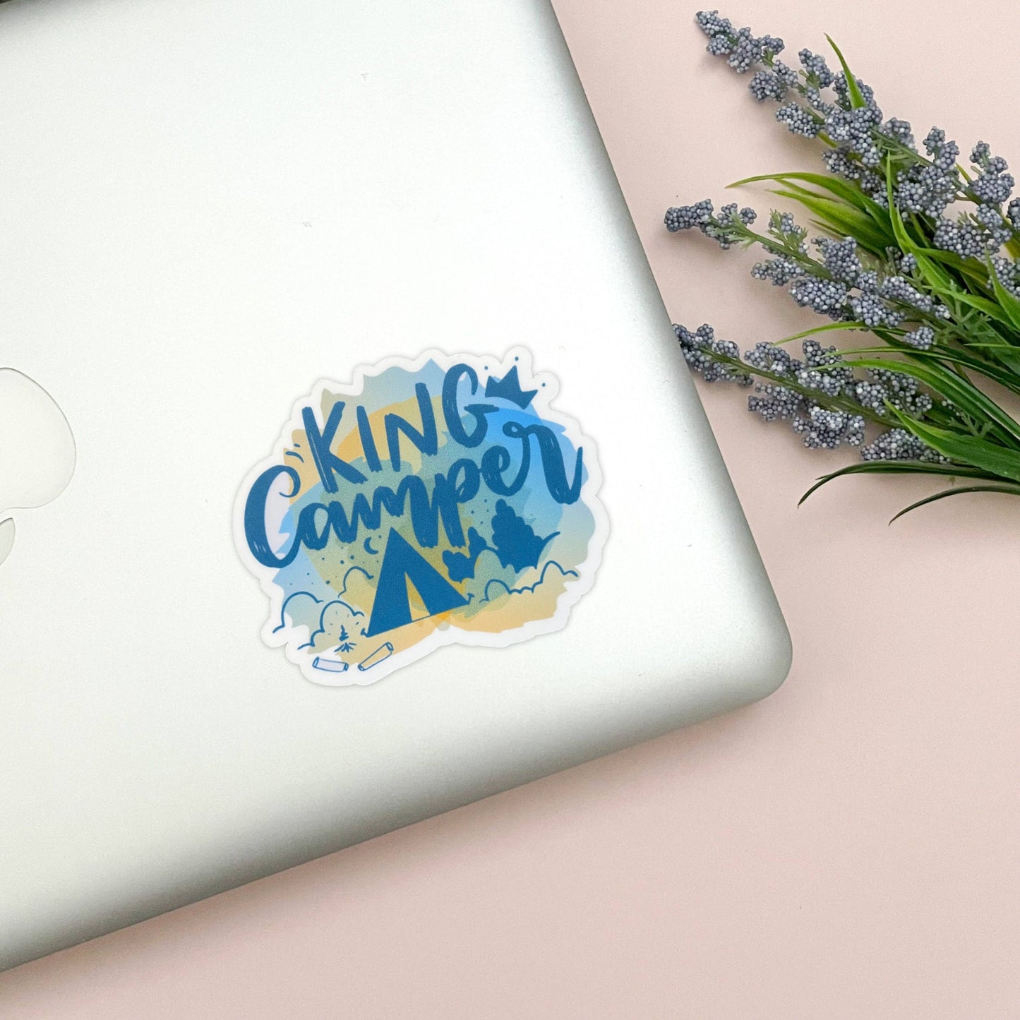 King Camper Vinyl Sticker