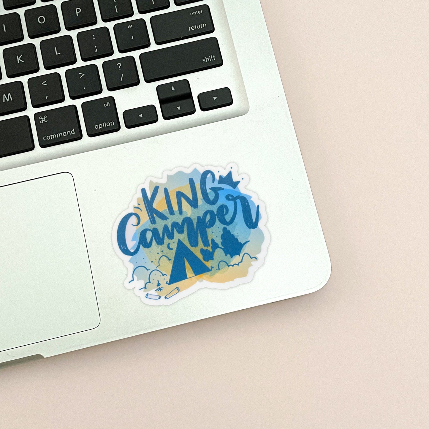 King Camper Vinyl Sticker