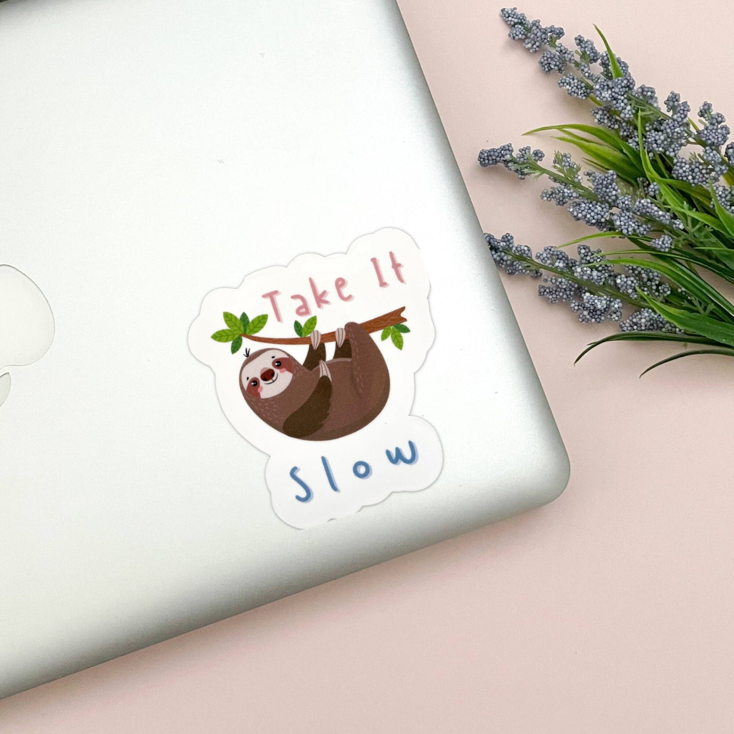 Sloth Take It Slow Vinyl Sticker