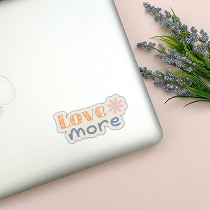 Love More Vinyl Sticker