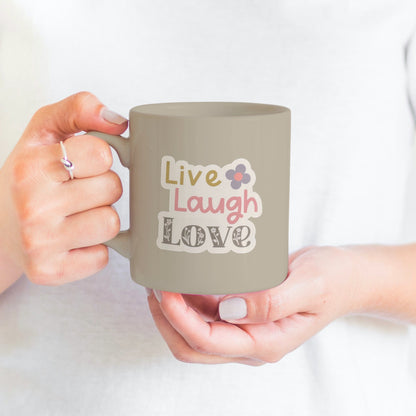 Live Laugh Love Vinyl Sticker