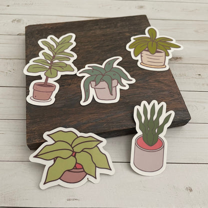 House Plants Sticker Set