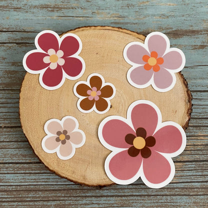 Boho Flower Vinyl Sticker Set