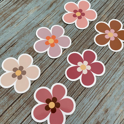 Boho Flower Vinyl Sticker Set