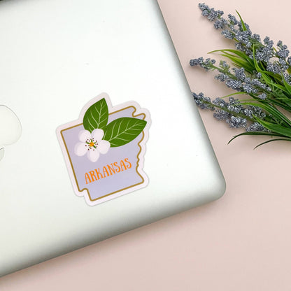 Arkansas State Flower Vinyl Sticker