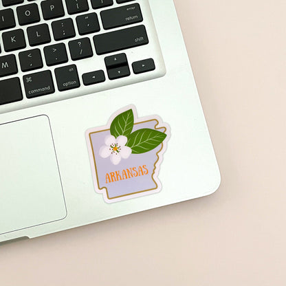 Arkansas State Flower Vinyl Sticker