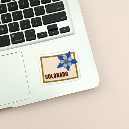 Colorado State Flower Vinyl Sticker