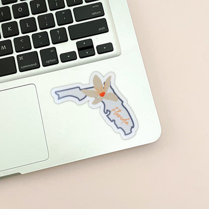 Florida State Flower Vinyl Sticker
