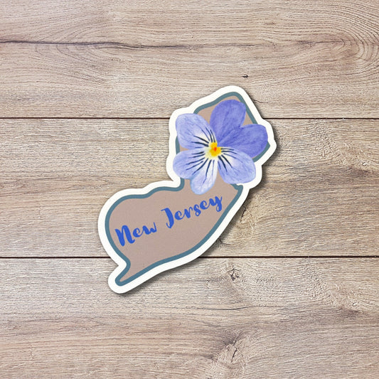 New Jersey State Flower Vinyl Sticker