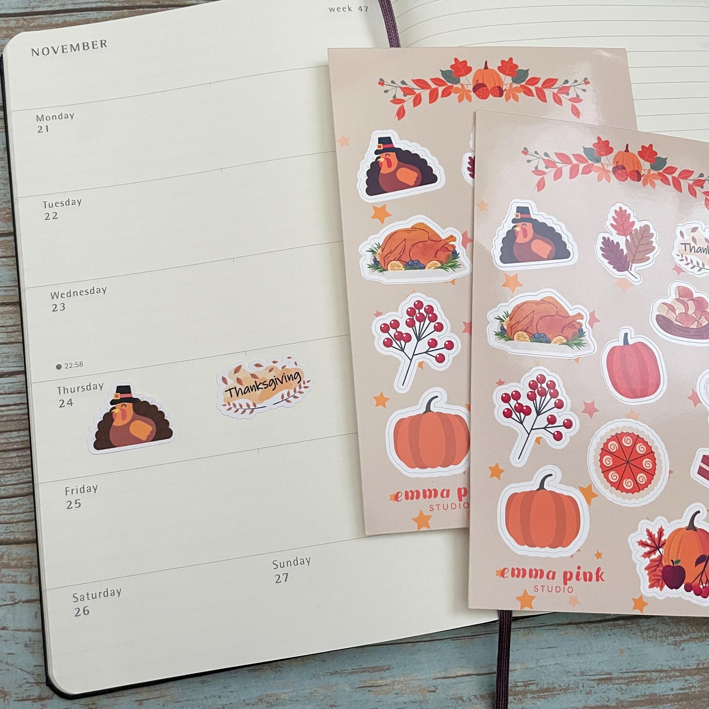 Thanksgiving Sticker Sheet