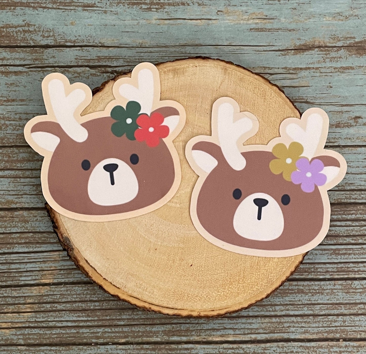 Reindeer Vinyl Sticker