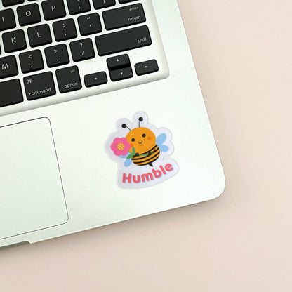 Bee Humble Vinyl Sticker