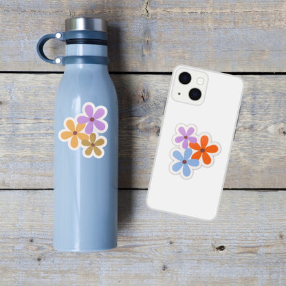 Pick Your Flower Color Vinyl Sticker Set