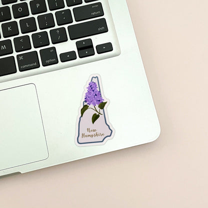 New Hampshire State Flower Vinyl Sticker
