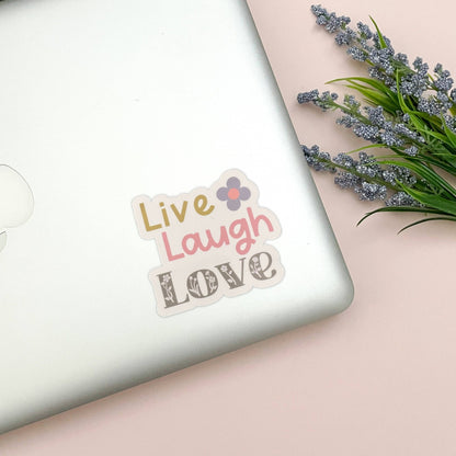 Live Laugh Love Vinyl Sticker