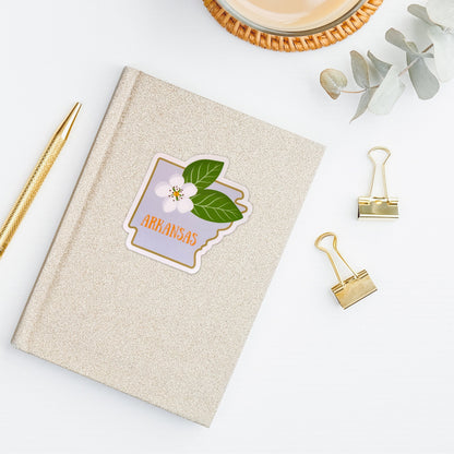 Arkansas State Flower Vinyl Sticker