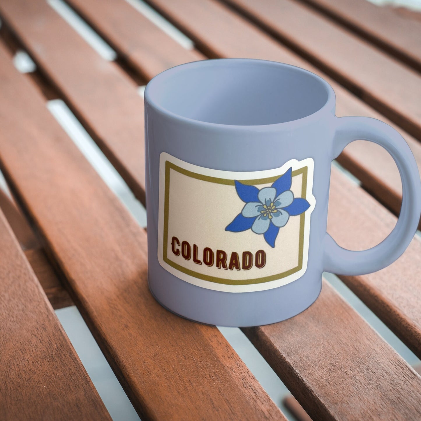 Colorado State Flower Vinyl Sticker