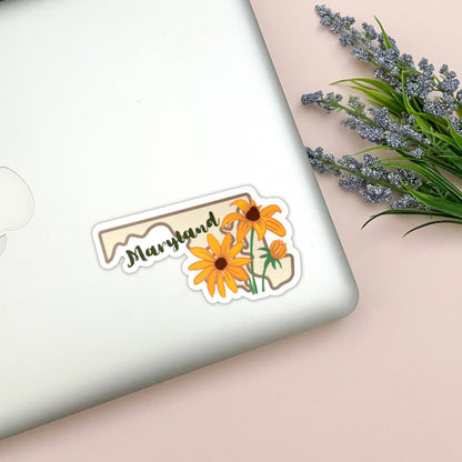 Maryland State Flower Vinyl Sticker
