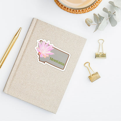 Montana State Flower Vinyl Sticker