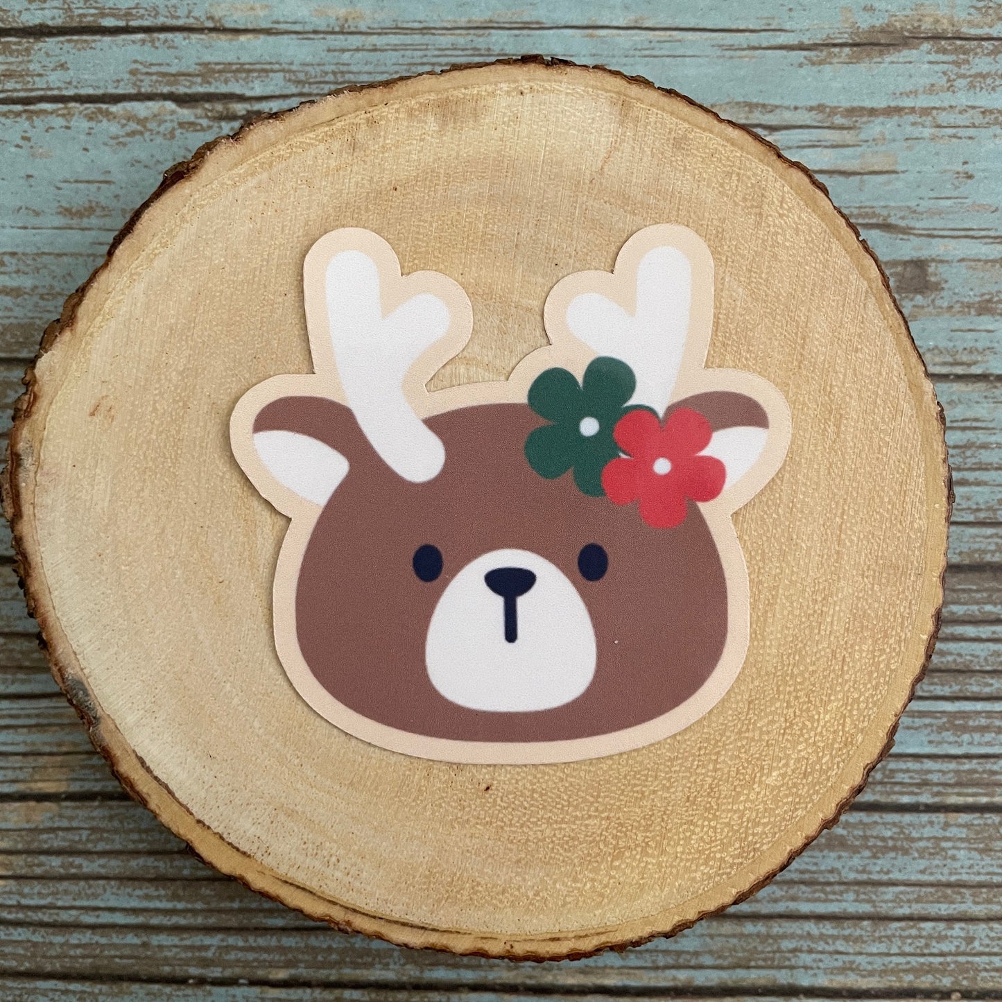 Reindeer Vinyl Sticker