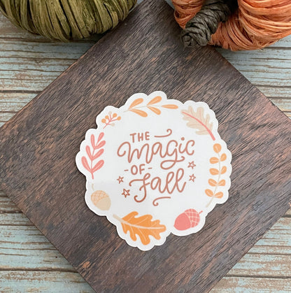 The Magic of Fall Vinyl Sticker