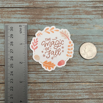 The Magic of Fall Vinyl Sticker