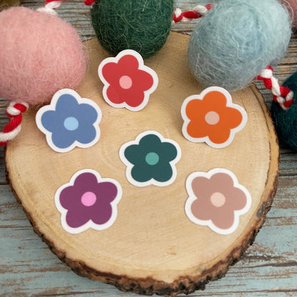 Mini Holiday Flower Sticker Set