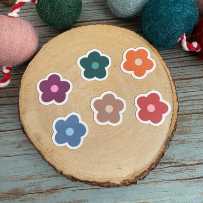 Mini Holiday Flower Sticker Set