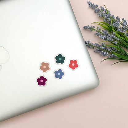 Mini Holiday Flower Sticker Set