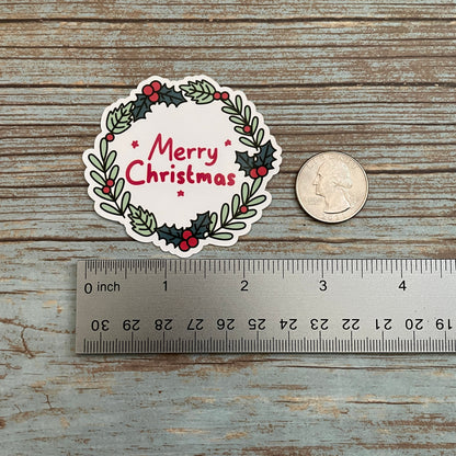 Merry Christmas Vinyl Sticker