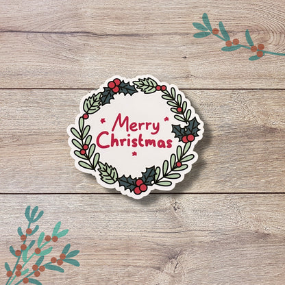 Merry Christmas Vinyl Sticker