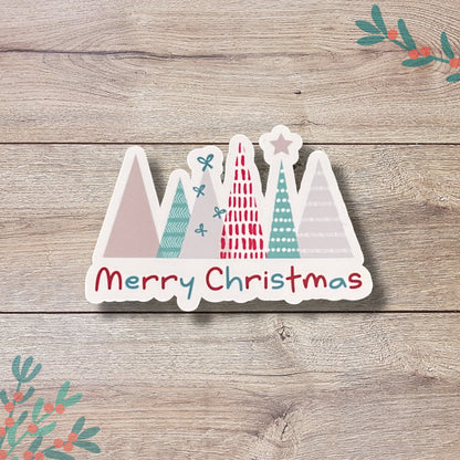 Merry Christmas Vinyl Sticker