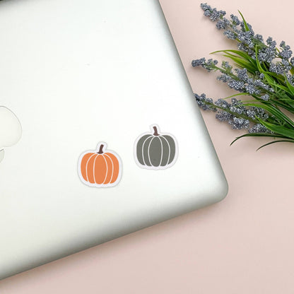 Colorful Pumpkin Vinyl Sticker Set