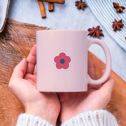 Fall Holiday Flower Vinyl Sticker Set