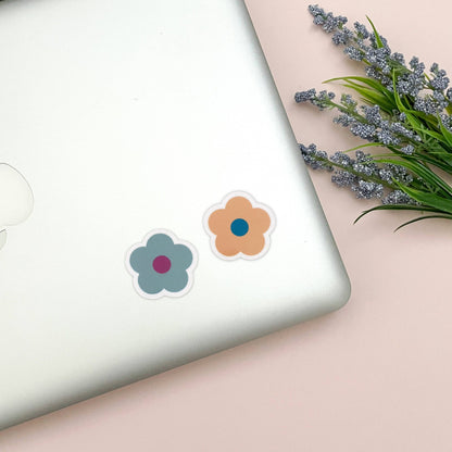 Fall Holiday Flower Vinyl Sticker Set