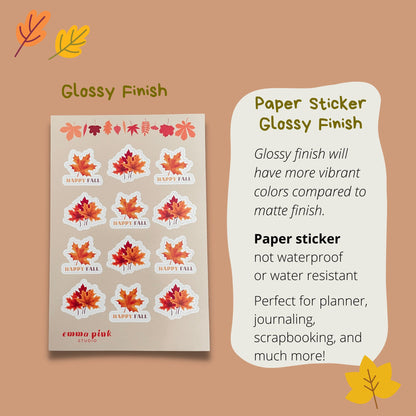 Happy Fall Sticker Sheet