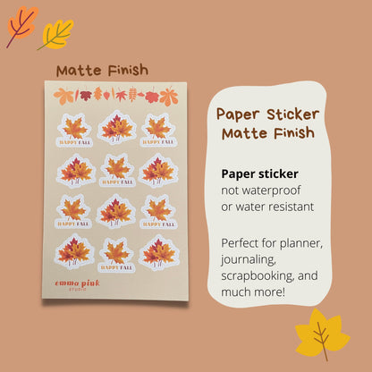 Happy Fall Sticker Sheet