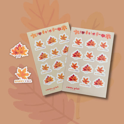 Happy Fall Sticker Sheet
