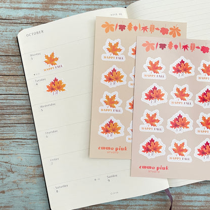 Happy Fall Sticker Sheet