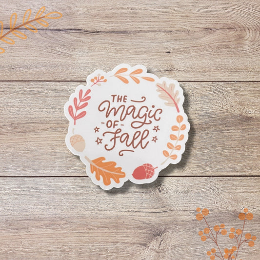 The Magic of Fall Vinyl Sticker